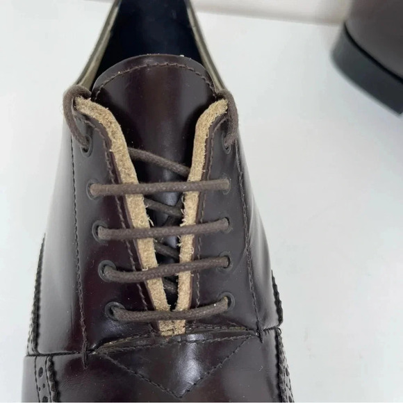 PRADA Mens Leather Oxford Brogue Shoes main image 12